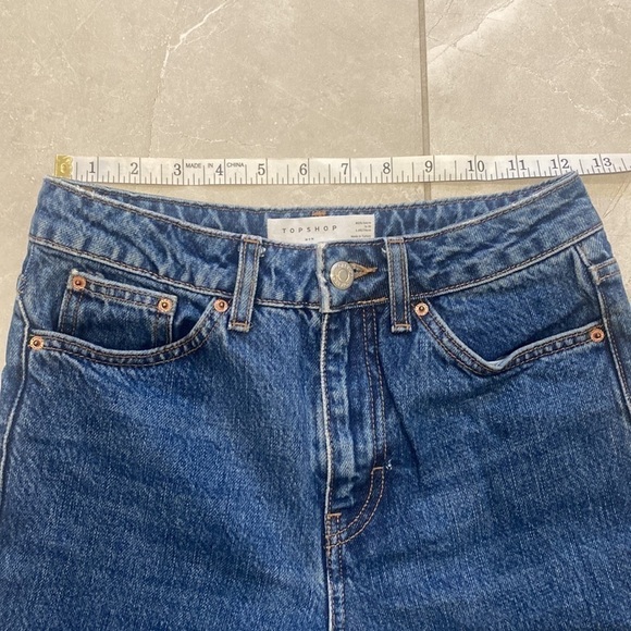 TOPSHOP Mom Jeans 100%‎ Cotton - Picture 2 of 15